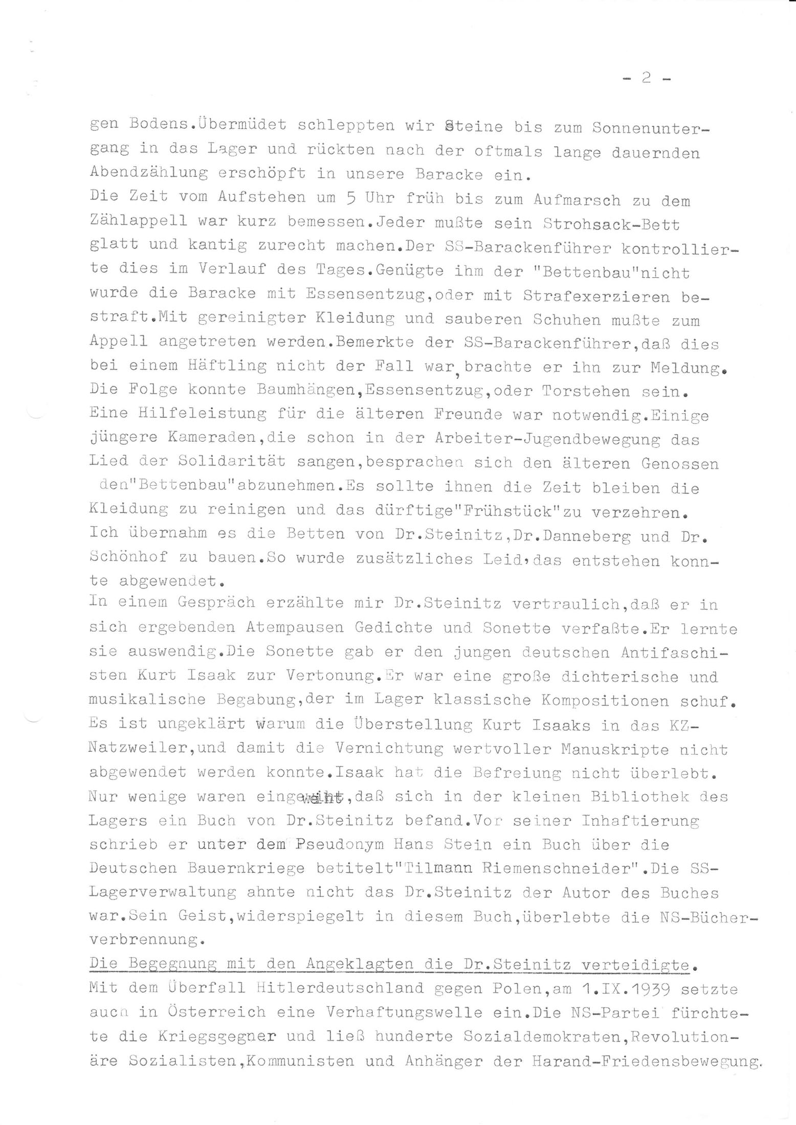 V 27 Einladung des D–W zur Eröffnung der Sonderausstellung „Heinrich Steinitz – Anwalt Dichter Freiheitskämpfer“ am 4 11 1981 Karte